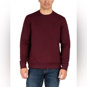NWT Gerry Weber Men's Dark Red Textured Crewneck Sweater XXL